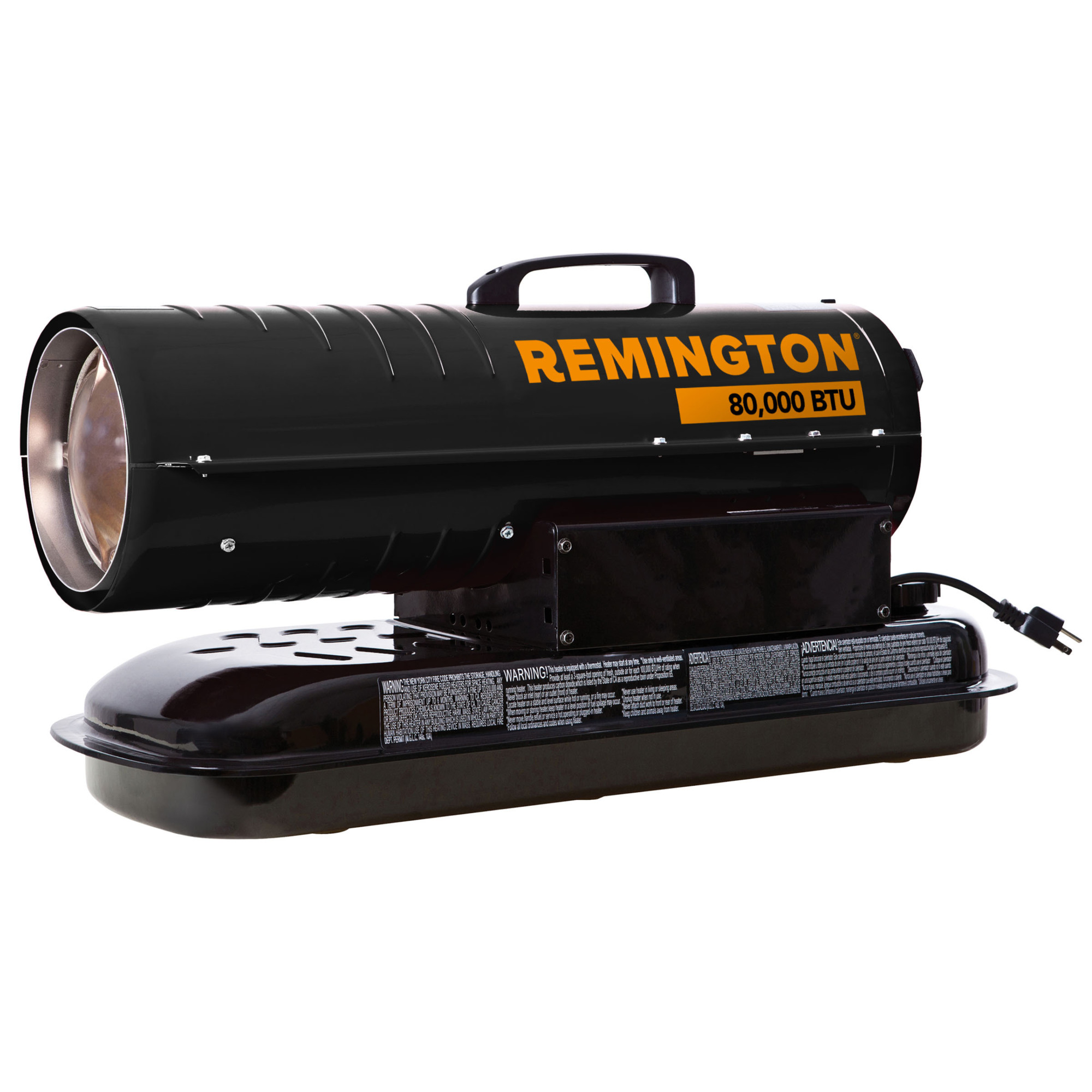 Remington Duo Power Battery + Kerosene Heater w/ Thermostat, Max. 80k Btu/hour, Model# REM-80TBOA-KFA-B